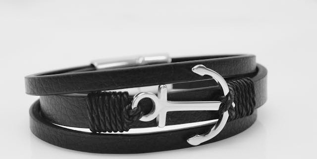 leren heren armband