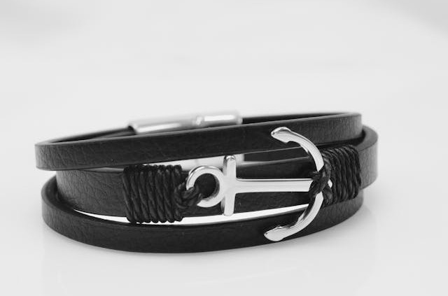 leren heren armband